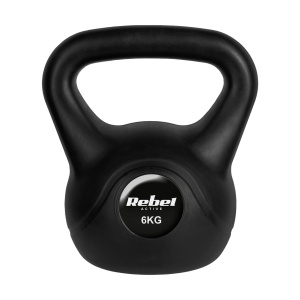REBEL ACTIVE Girja (kettlebell) sa gumenom oblogom, 6 kg, model RBA-2313 - Img 6