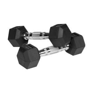 REBEL ACTIVE Gumirani HEX tegovi (bučice), par 2x2 kg, model RBA-2325-02 - Img 2