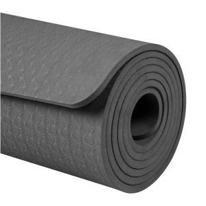 REBEL ACTIVE Joga i fitnes prostirka TPE pena 6mm crna RBA-3152-BK - Img 4