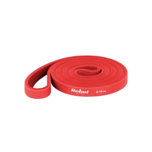 REBEL ACTIVE Lateks guma elastična traka za vežbanje Power Band PL-2 crvena otpor 6-14 kg RBA-3000-2