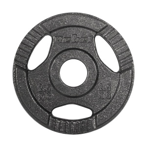 REBEL ACTIVE Liveni gvozdeni olimpijski tegovi sa rukohvatima set 4x2.5kg / 51mm RBA-2143-02.5 - Img 3
