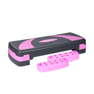 REBEL ACTIVE Step klupa za aerobik i fitnes sa 3 nivoa visine 78cm RBA-3225-PU - Img 2