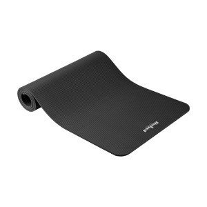 REBEL ACTIVE Strunjača (prostirka) za jogu, pilates i fitnes, 183x61 cm, debljina 1 cm, materijal NBR, crna boja, model RBA-3150-BK