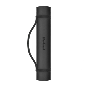 REBEL ACTIVE Strunjača (prostirka) za jogu, pilates i fitnes, 200x90 cm, debljina 1 cm, materijal TPE, crna boja, model RBA-3159-BK - Img 6
