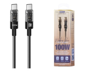 REMAX DATA kabl Walking TIP C na TIP C RC-C162 100W, 1.2m crni - Img 1