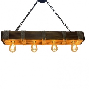 RUSTIK 171 LUSTER GREDA 4*E27 0.8met FM - Img 2
