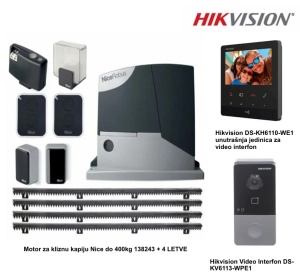 SET motor za kapiju i video interfon