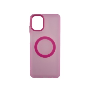 Silikonska futrola Magsafe FLURO COLOR Samsung A07 ROZE