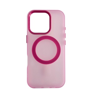 Silikonska futrola Magsafe FLURO COLOR Samsung A17 ROZE - Img 2