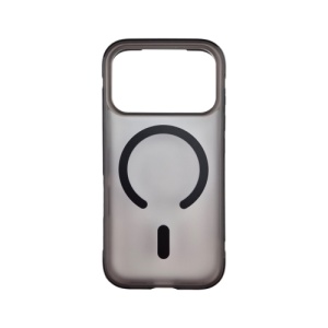 Silikonska futrola Magsafe Remix Iphone 18 Pro /17 Pro Crna