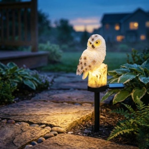 Solarna baštenska lampa "sova" - Img 2