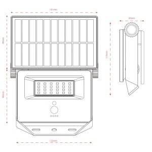 SOLARNI REFLEKTOR TONIK-S 1100lm CCT IP65 - Img 2