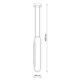 SOLEA 46 VISILICA 8W 3000K CRNA - Img 3