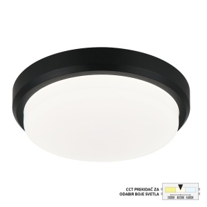 Spoljna LED plafonjera PS8301 BK - Img 2
