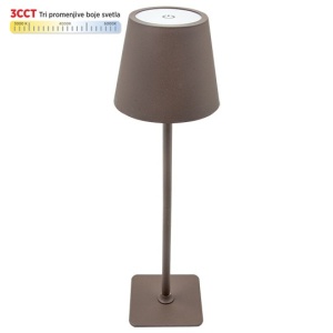 Stona lampa M6002-C BRAON 2W IP20 LED TOUCH dimmable + 3CCT 3000-6000K DC5V LED - Img 2