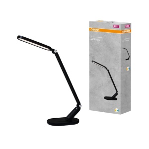 Stona LED lampa sa satom, podešavanjem svetla i USB punjenjem 10W OSRAM crna - Img 2