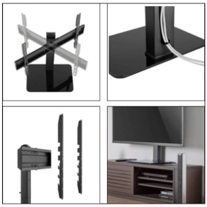 Superior Nosač za TV prijemnike, stoni, 37" - 70", do 40 kg - Universal tabletop TV stand 37-70 - Img 2