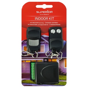 Superior Set za daljinsko upravljanje, 2 kanala, 2 RC-a, 433 MHz - KIT INDOOR 433 - Img 1