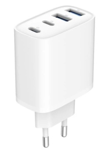 TA-UC-2A2C-PD40-01-W Gembird 4-port 40 W GaN USB PowerDelivery fast charger, white - Img 3