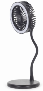 TA-WPC10-LEDFAN-01 Gembird Desktop ventilator sa lampom i bezicim punjacem - Img 2