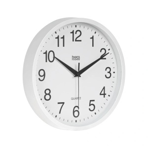 TEESA Zidni analogni sat prečnik 25cm beli TSA0037 - Img 2