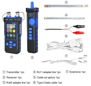 Tester Kablovski LAN Noyafa POE NF-8508 TESTEROPTIKE I LAN CAT5/CAT6 - Img 3