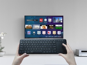 TRACER Bezicna multimedijalna tastatura sa touchpad -om low profile keys crna Smart RF 2,4 Ghz - Img 3