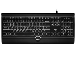 TRACER USB tastatura low profile keys US layout crna Office PRO