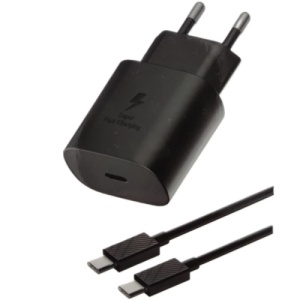 TRANYOO Kućni punjač T-SA2C 25WPD+KABL Type C na Type C 60W CRNI