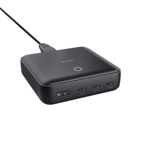 TRUST MAXO 100W 4-PORT punjač (3 x USB-C + 1 x USB-A)