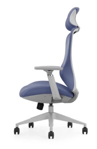 Ultra ergonomska kancelarijska stolica UGD Conference Lite Silver Blue - Img 3