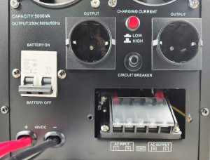 UPS-PSW-5000VA GMB LONG, cist sinusni pretvarac sa produzenom autonomijom 3500W-220V/48V - Img 2