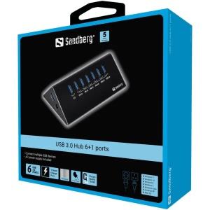 USB HUB 7 port Sandberg USB 3.0 sa napajanjem 133-82 - Img 2