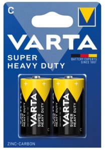 VARTA Superlife Tip C 1.5V R14P SUPER HEAVY DUTY, Cink-karbon baterije, PAK2 (cena po kom.)