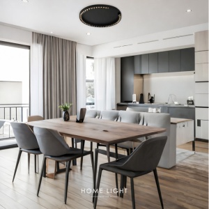 VESTA 545 PLAFONSKA SVETILJKA 28W 3000K CRNA (O 400) - Img 5