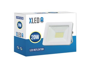 XLED 20W LED reflektor 6500K,1600Lm,AC220-240V,Beli - Img 1