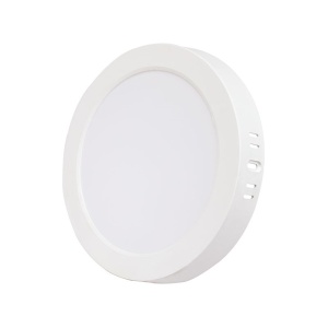 XLED 24W 4000K Nadgradni okrugli LED panel plasticni,2640Lm,&#966;290*31mm, Ra80, IP20 - Img 1
