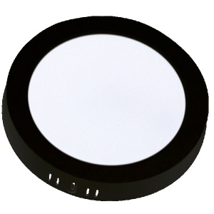 XLED 24W 6500K Nadgradni okrugli LED panel plasticni ,2640Lm,φ290*31mm, Ra80, IP20 crn