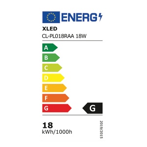 XLED CL-PL018RAA 18W Nadgradni okrugli LED panel 4000K,1300Lm,Fi212-28mm - Img 3