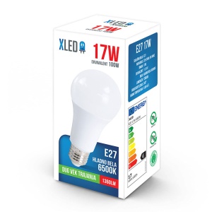 XLED E27 17W 6500K LED Sijalica,1360Lm,220V,Hladno Bela