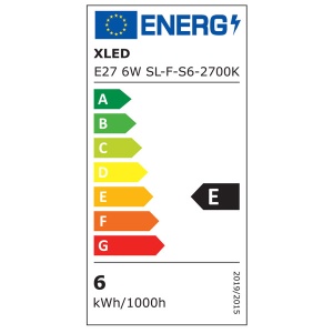 Xled E27 6W SL-F-S6-A Filament Sijalica 2700K/ST64,220V,600Lm,Toplo bela - Img 3