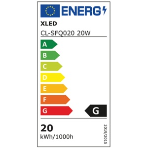 XLED E27 CL-SFQ020 20W LED Sijalica 4000K/80x148mm/185-265V/1450Lm,Bela - Img 3