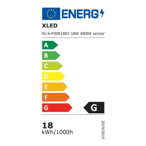 XLED SL-X-P3001803 18W Nadgradni okrugli LED panel 4000K,1350Lm,senzor pokreta i noc/dan - Img 2