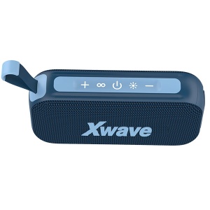 Xwave B Nice light blue Bluetooth zvučnik v5.3/TWS/16W/USB-C/Aux-Line In/2400mAh - Img 4