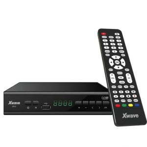 Xwave M10 DVB-T2 Set Top Box,LED,scart,HDMI,RF in-out,USB,media player,veliki daljinski - Img 2