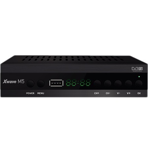 Xwave M5 DVB-T2 Set Top Box,LED,scart,HDMI,RF in-out,USB,media player,metalno kućište - Img 3
