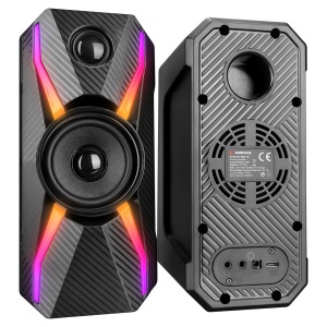 Zvučnici 2.0 Rampage RMS-X5 3Wx2 USB RGB - Img 3