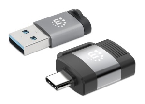 Adapter Manhattan 356329 USB 3.0 - USB-C M/F - F/M set 2 adaptera - Img 2