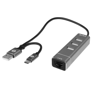 Adapter USB S-link SW-U222 USB 2.0/USB-C na LAN 10/100Mbps - Img 4