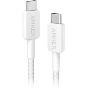 ANKER 322 USB-C to USB-C (6ft Braided) - White - Img 2